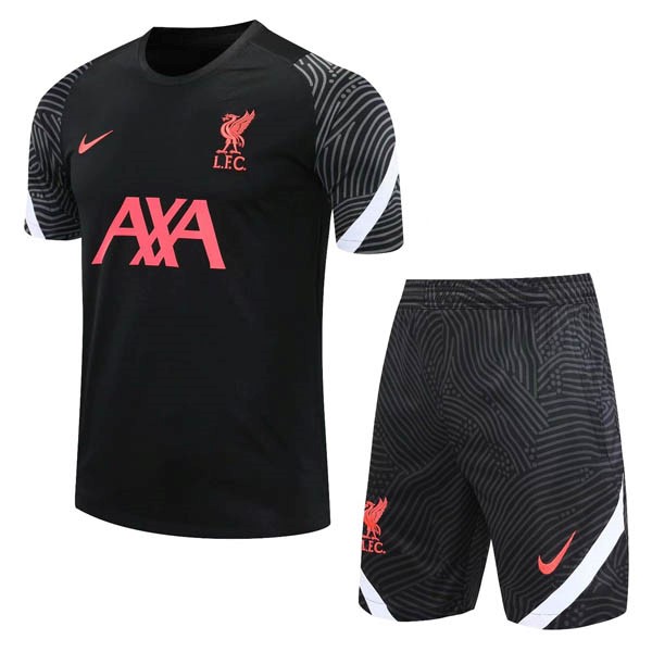 Entrenamiento Liverpool Conjunto Completo 2020-21 Negro Rojo